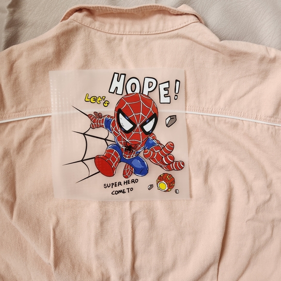 Iron on Heat transfer Spiderman Medium size - Picture 3 of 4